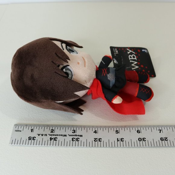 RWBY Ruby Rose Plush Figure Collectible Toy Rooster Teeth 2016 w/Tags - Picture 11 of 12
